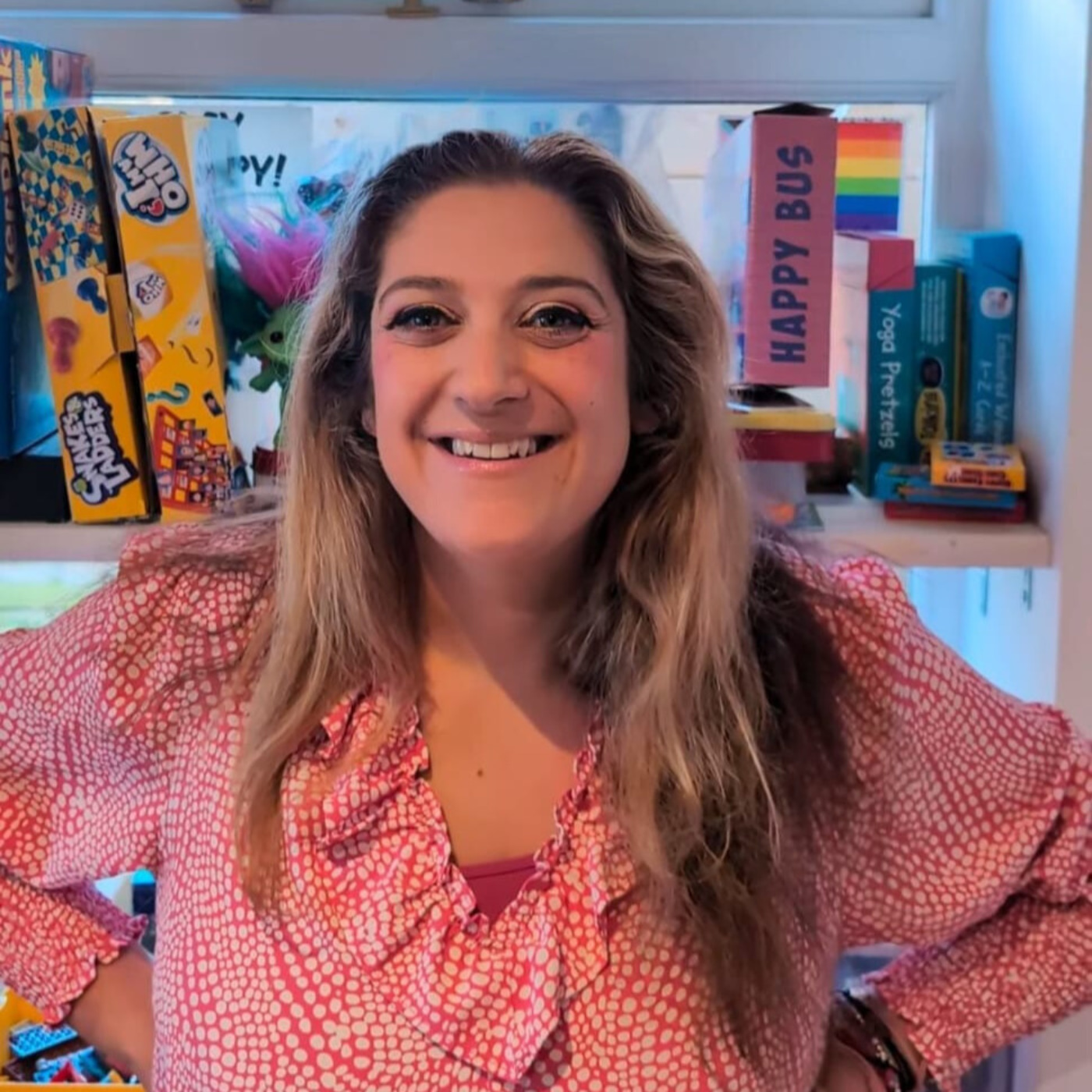 saskia in child room